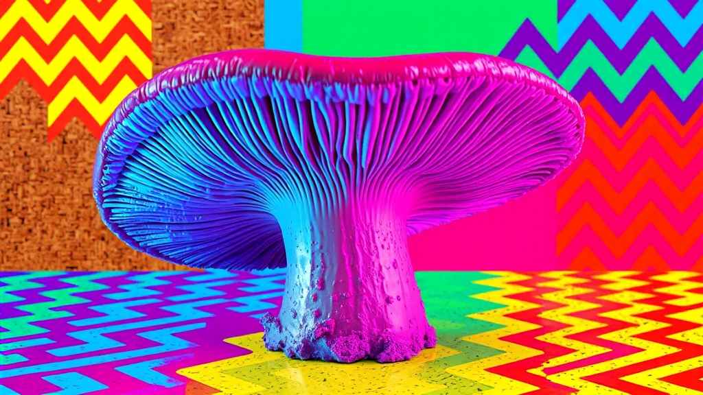 피부 건강에 미치는 영향 (popart 스타일)