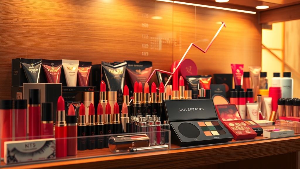 K뷰티 산업, 관세 장벽을 넘어선 비결은? (realistic 스타일)