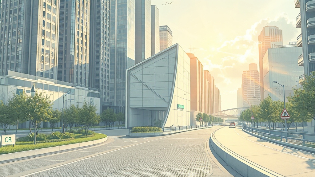 맹지 건축 시 도로 사용 권리 확보 방법: 지역권 (illustration 스타일)