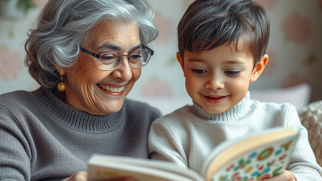 조부모 돌봄수당이란? (realistic 스타일)