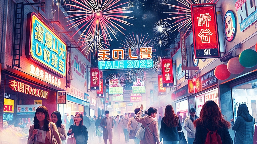 2025년 쇼핑 축제 개요 (watercolor 스타일)