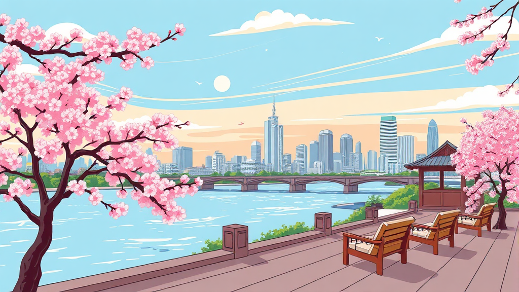 축제 후에도 즐기는 봄: 주변 명소 및 연계 여행 추천 (cartoon 스타일)