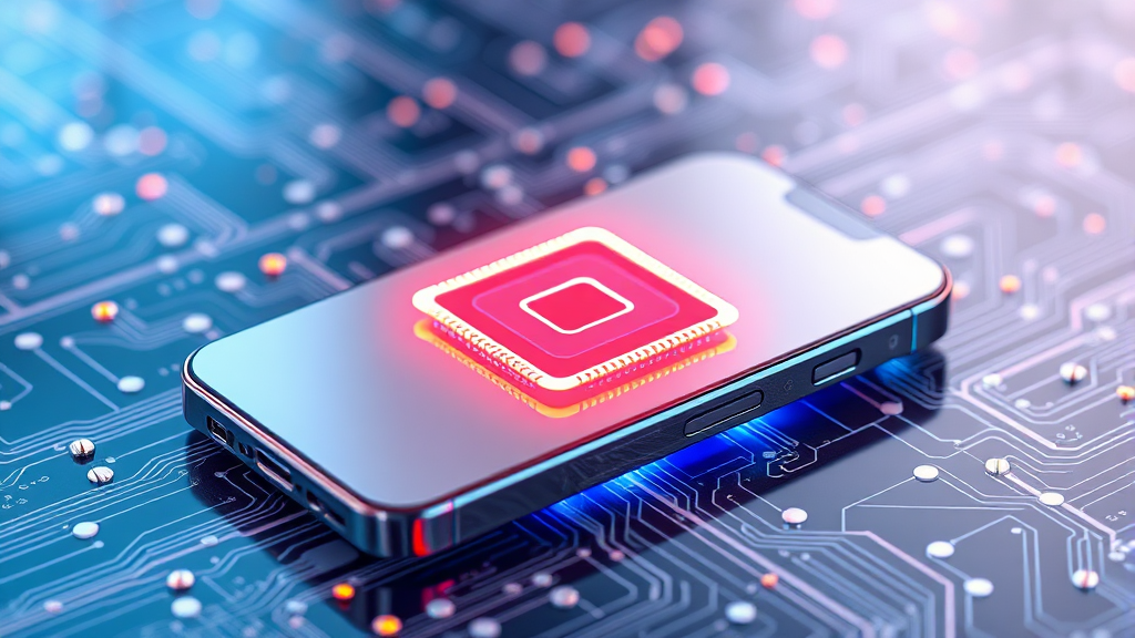 애플의 신제품 공개, IT 기술 혁신의 현주소 (realistic 스타일)