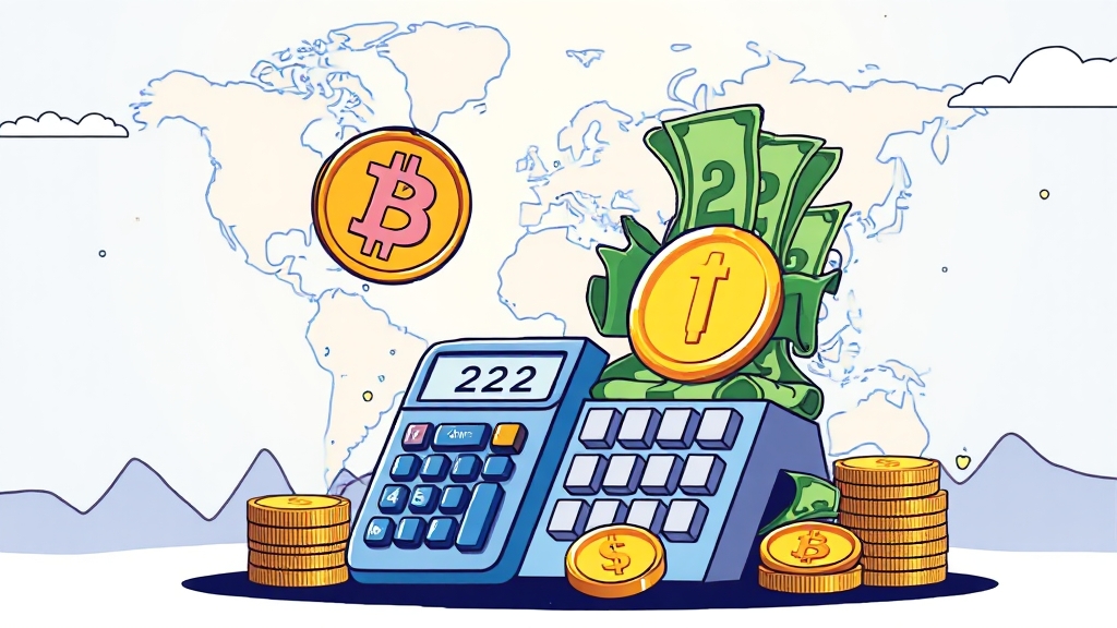 가상화폐 세율 및 계산법, 쉽게 이해하기 (cartoon 스타일)