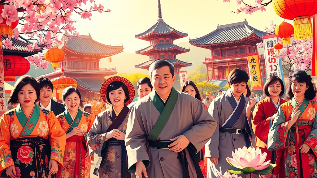 한국의 미, 전통 문화 체험 (popart 스타일)