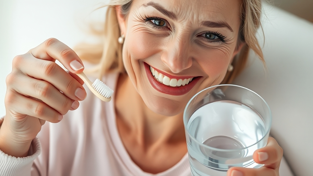 어금니 시림, 이렇게 예방하세요! (realistic 스타일)