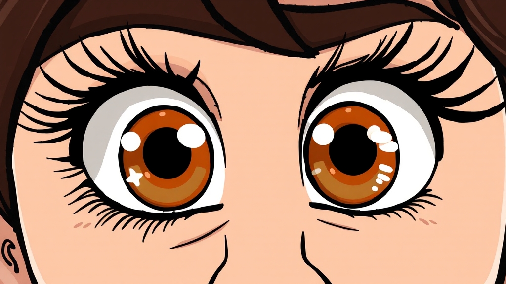 눈 건강 위한 NMN 외 다른 영양 성분 (cartoon 스타일)