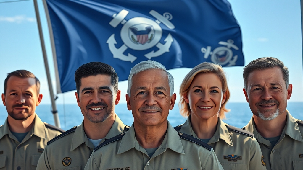 차기 해양경찰청장 후보군 (realistic 스타일)