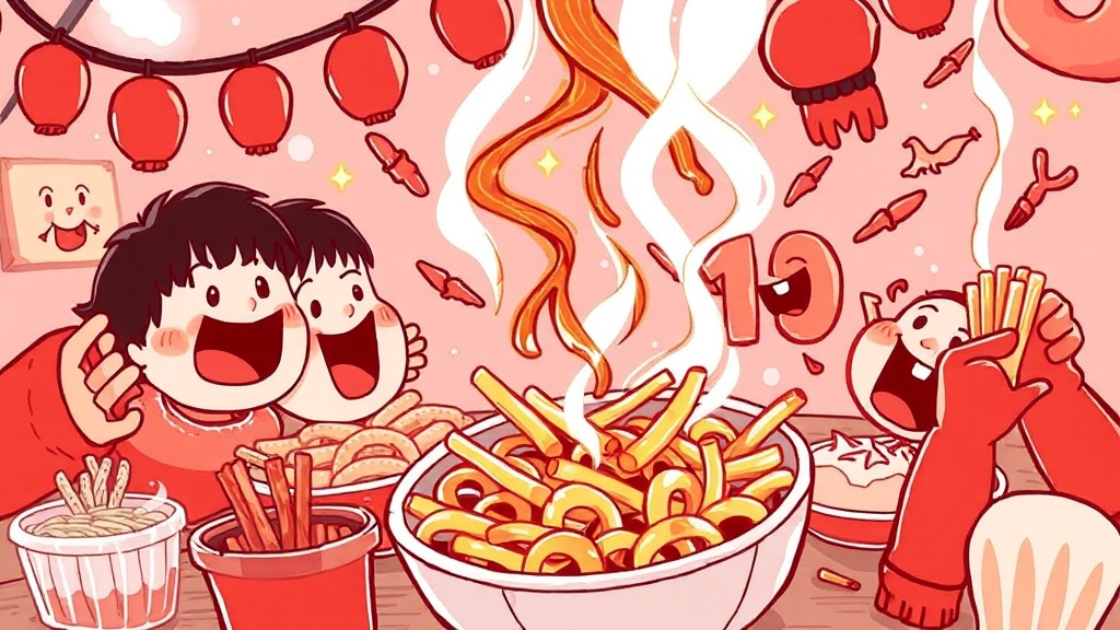 엽떡데이, 어떤 이벤트였나? (cartoon 스타일)