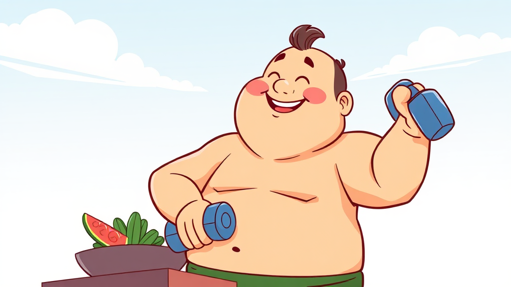 간 건강을 위한 생활 습관 (illustration 스타일)