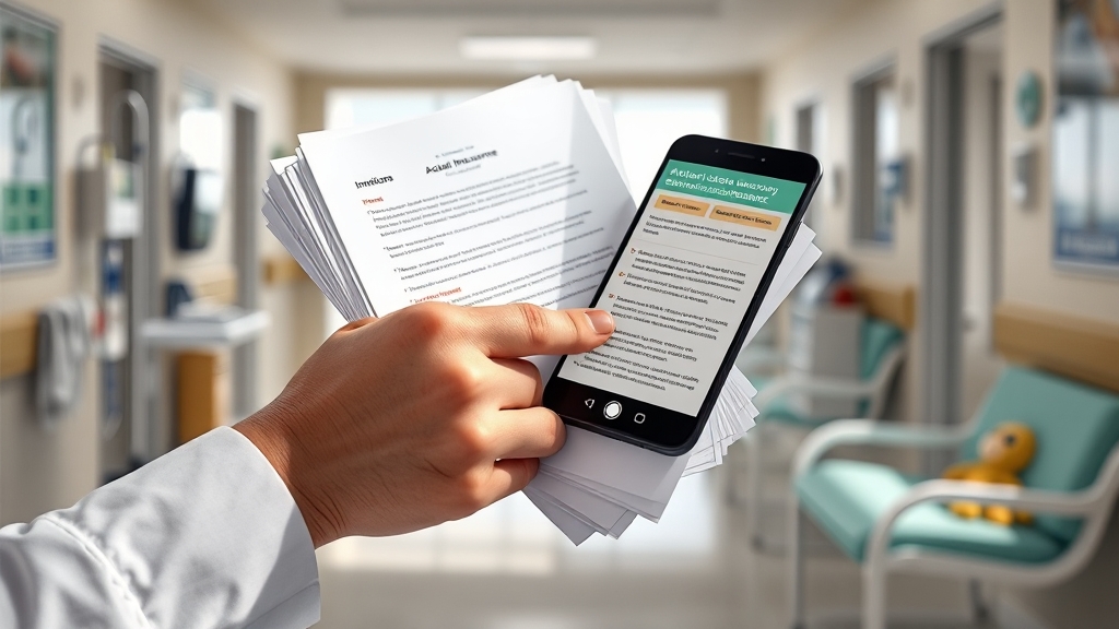 실손보험 청구 팁 및 활용 (realistic 스타일)