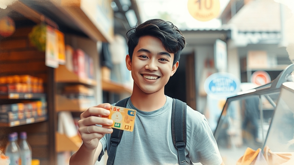 지역화폐, 똑똑하게 쓰는 법 (watercolor 스타일)