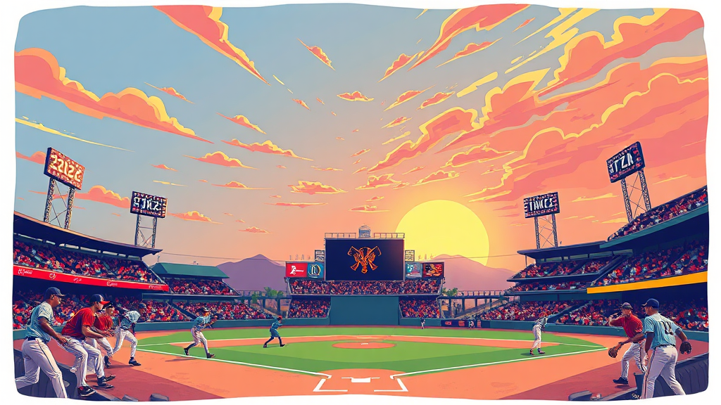 주요 경기 일정 및 관전 포인트 (illustration 스타일)