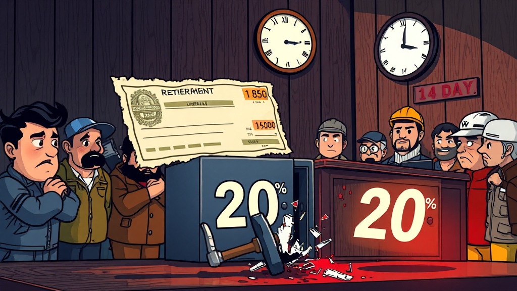 퇴직금 미지급, 어떻게 대처해야 할까? (cartoon 스타일)