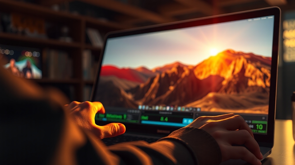 맥북 프로 16 M4 Pro 활용 꿀팁 (realistic 스타일)