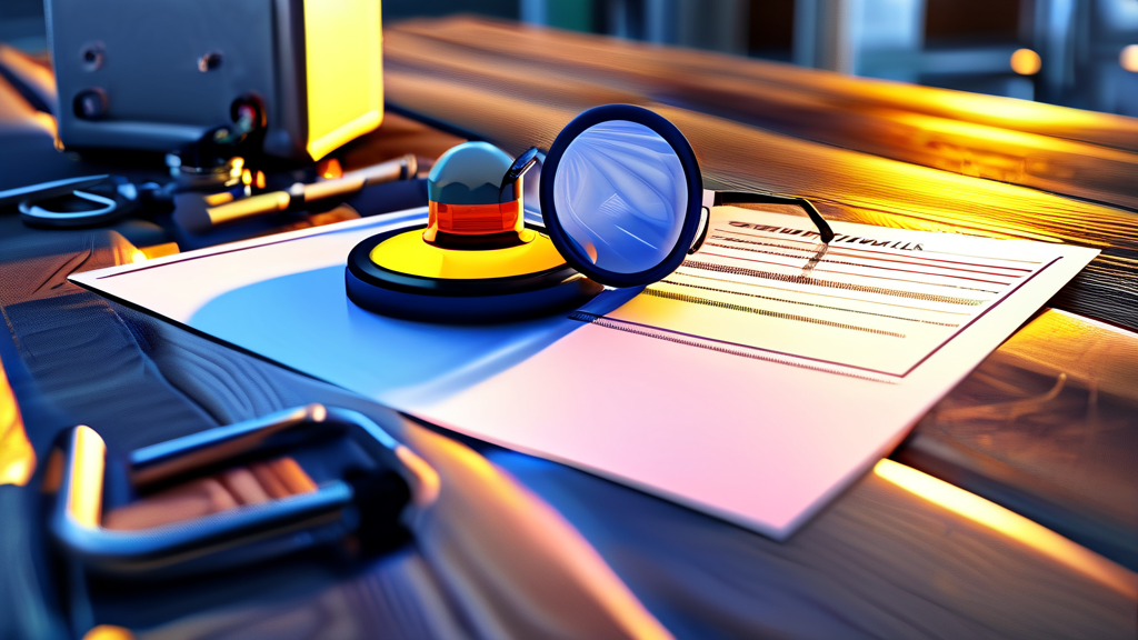 산재보험 급여 신청 절차 및 필요 서류 (realistic 스타일)