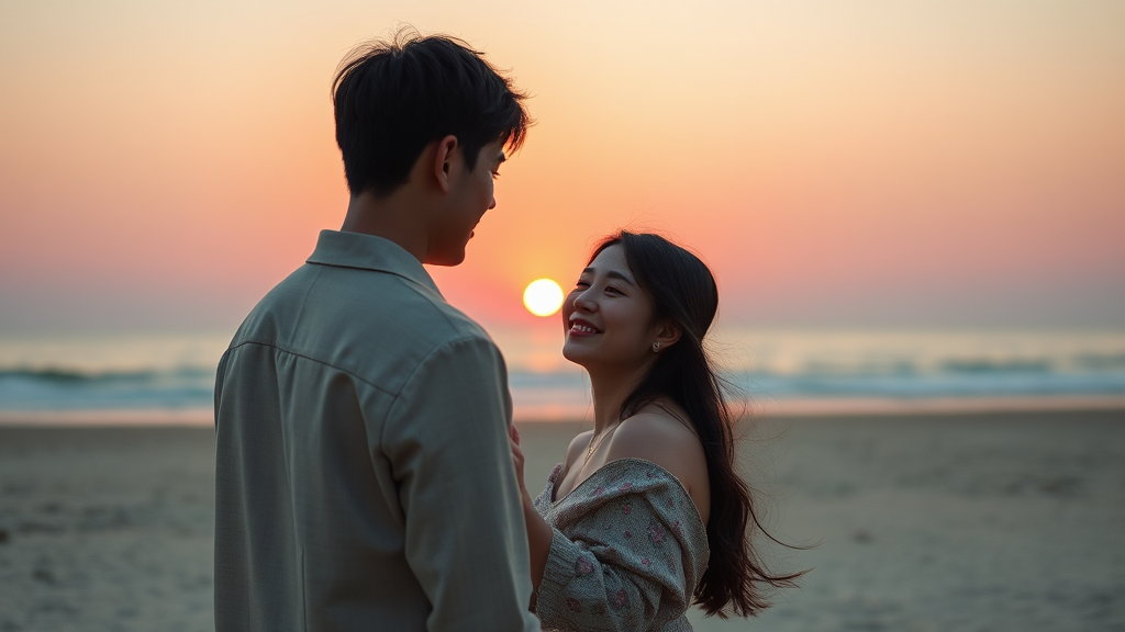 인천 해돋이 명소 추천 (realistic 스타일)