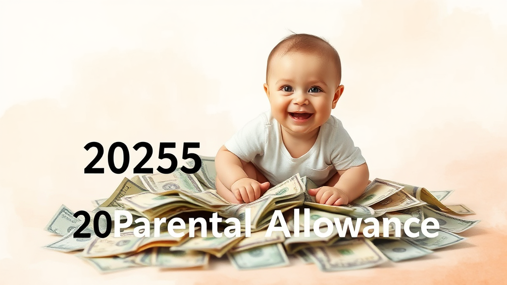 2025년 부모급여, 누가 얼마나 받을 수 있나요? (watercolor 스타일)