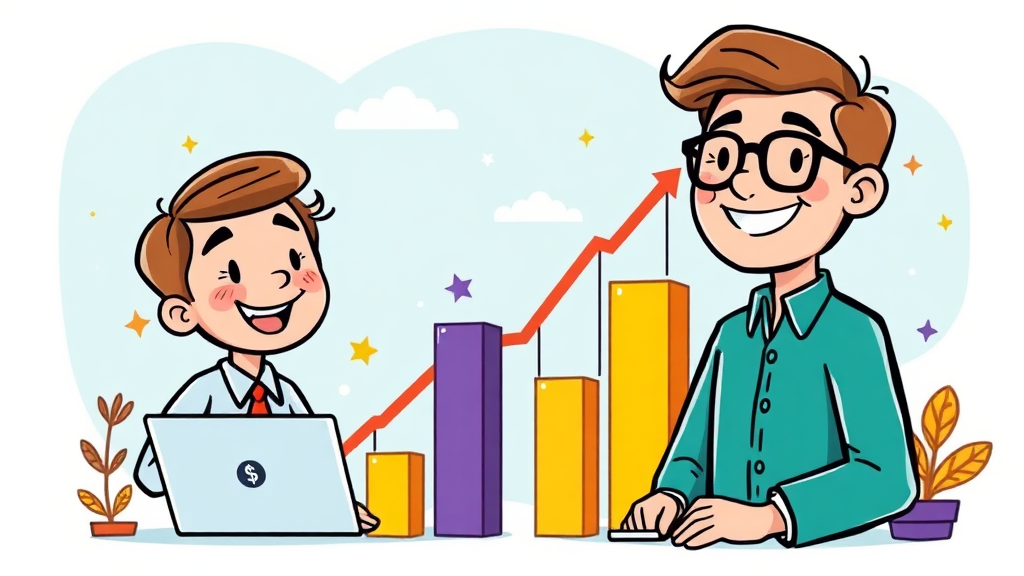 주식 가격 상승, 기대감부터 외부 요인까지 모든 이유 총정리 6 실적과 경제 상황이 주가에 미치는 영향 (cartoon 스타일)