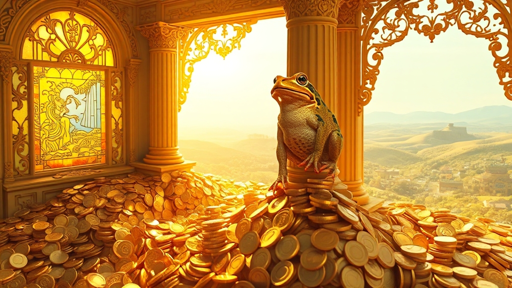 황금 두꺼비 꿈, 정말 행운이 올까? (realistic 스타일)