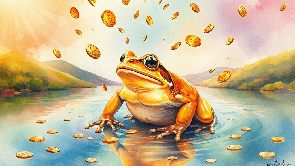 상황별 두꺼비 꿈 해몽 (watercolor 스타일)