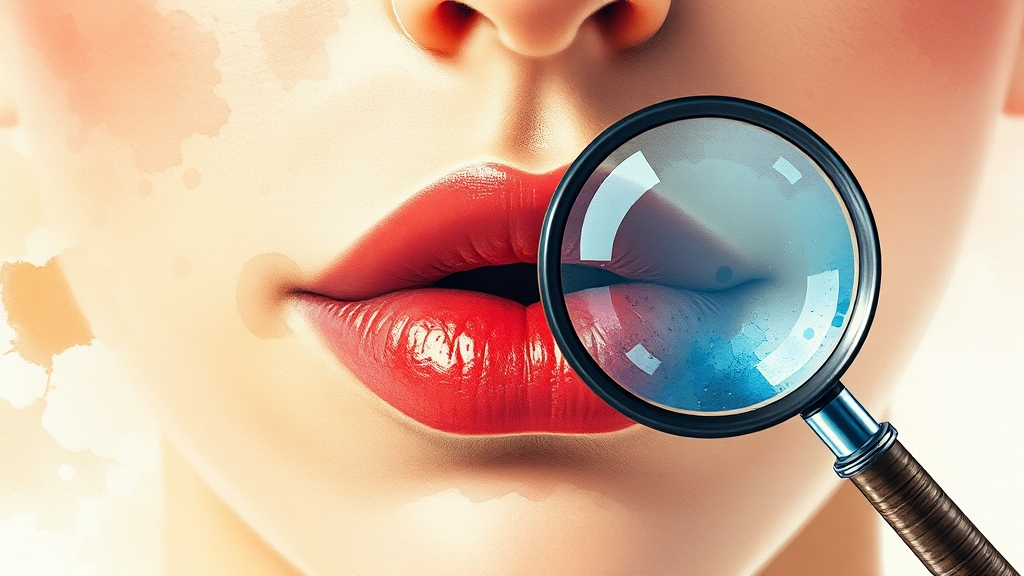 입술 포진, 다른 원인도 있을까? (watercolor 스타일)