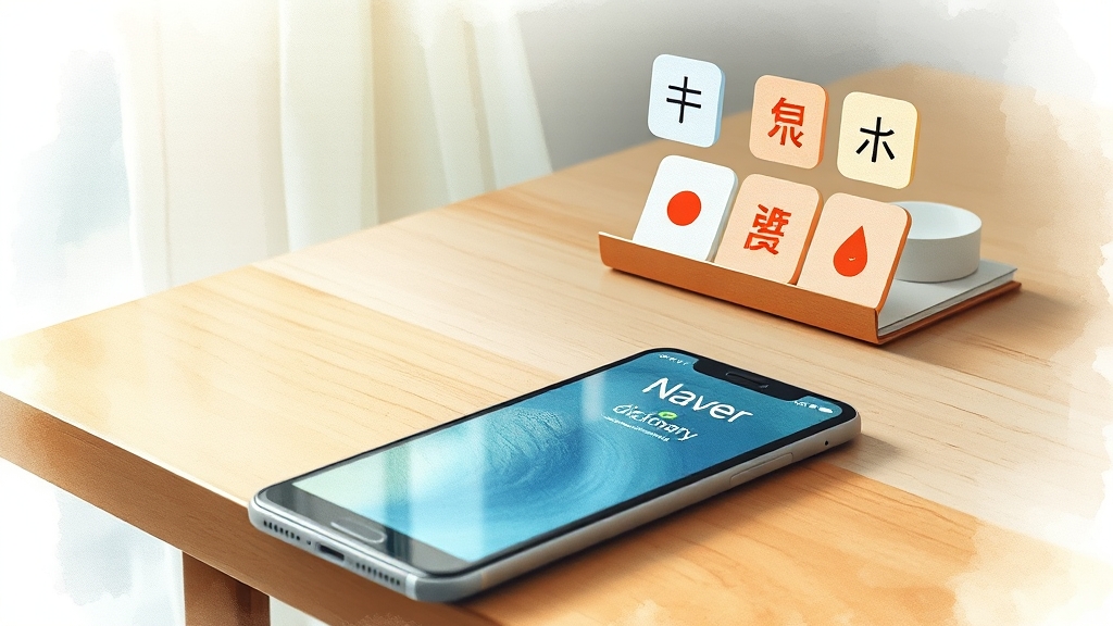 네이버 사전 설치 및 접근 방법 (watercolor 스타일)