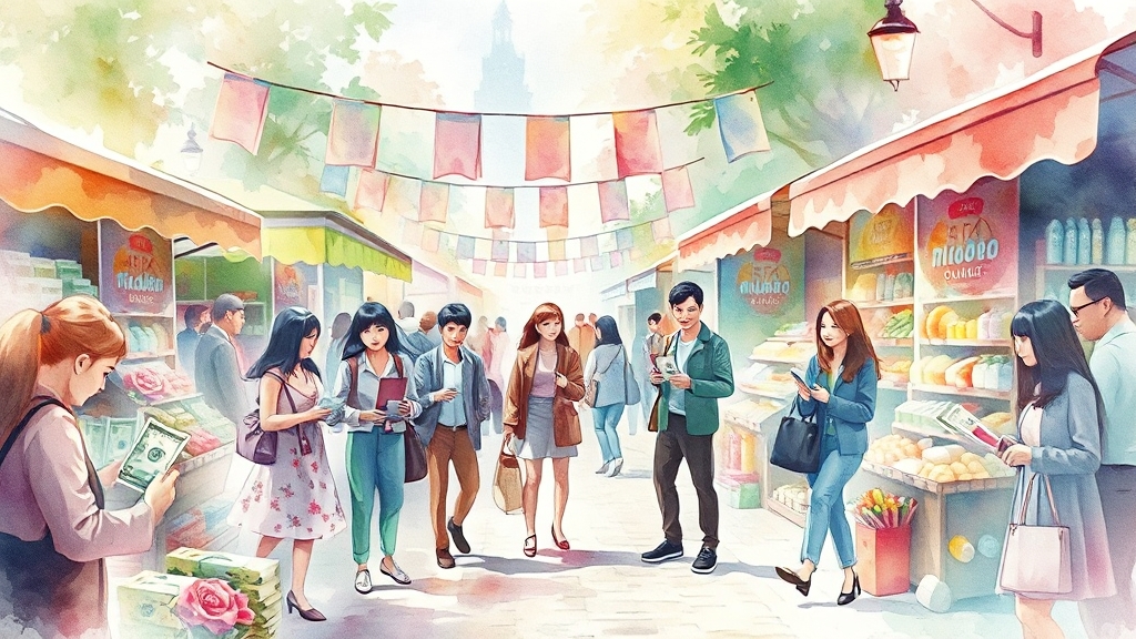 카드사별 추가 혜택 비교: 더 똑똑하게 소비하기 (watercolor 스타일)