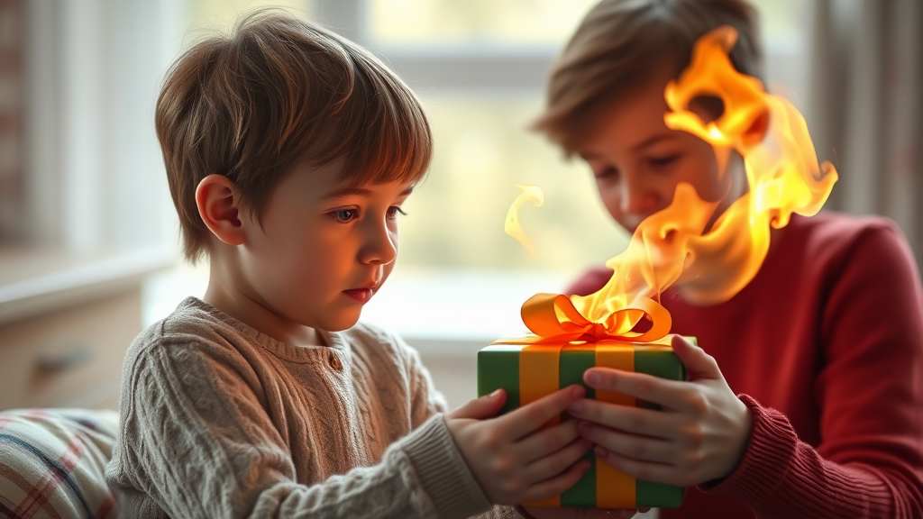 증여세 미신고 시 불이익과 주의사항 (realistic 스타일)