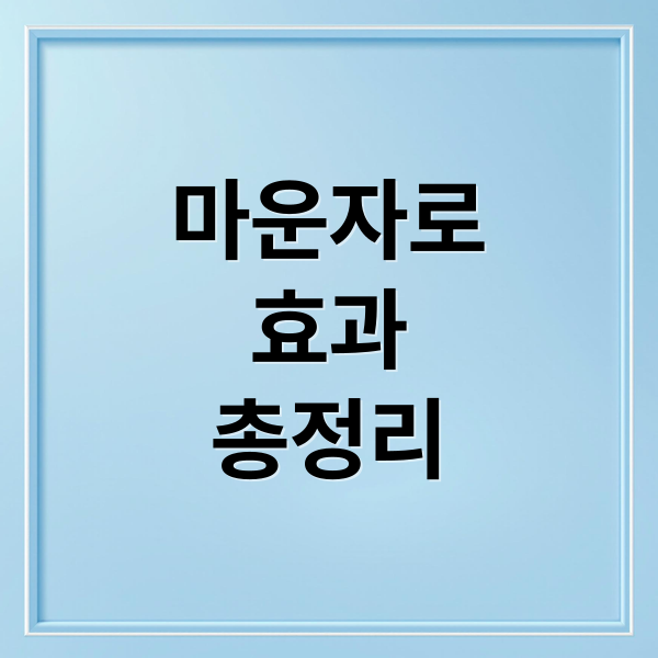 마운자로
효과
총정리 (마운자로)