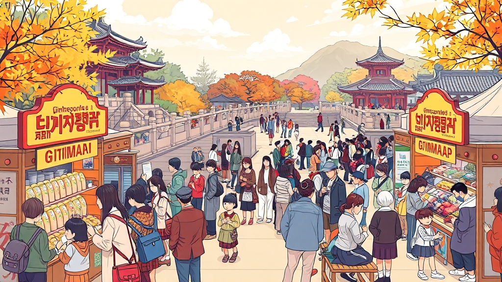 축제는 언제, 어디서 열리나요? (illustration 스타일)