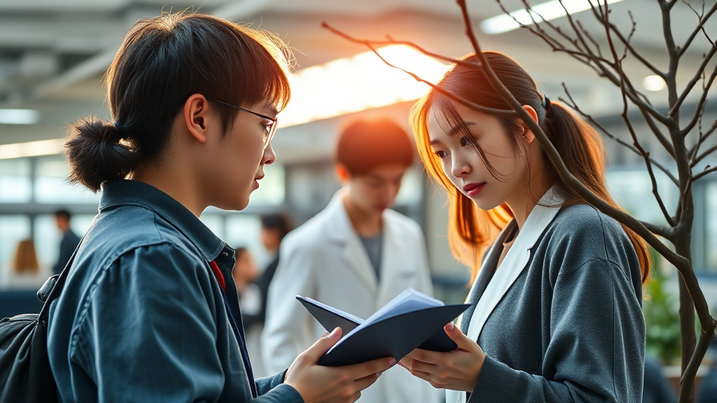 탐구 영역 선택 노하우 및 등급컷 예측 (realistic 스타일)