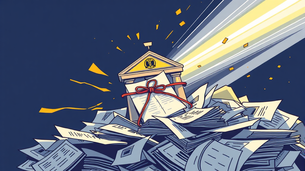 통장 묶기, 어떻게 풀어야 할까? (illustration 스타일)