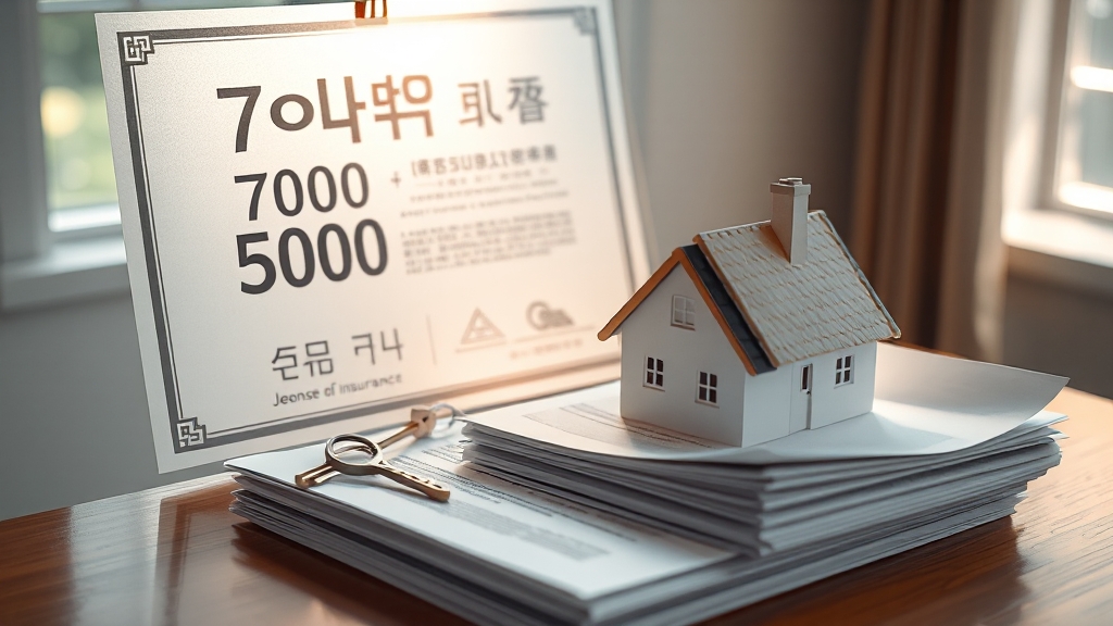 전세보증보험 가입 조건 및 한도 (realistic 스타일)