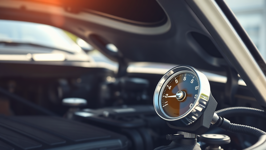 엔진오일 상태, 집에서 확인하는 법 (realistic 스타일)