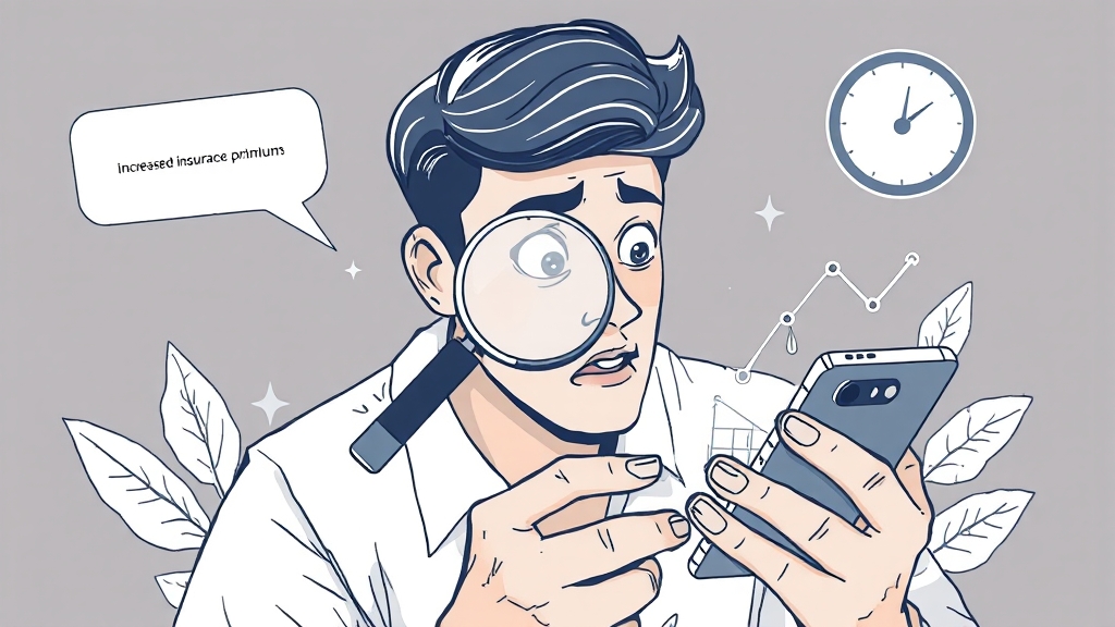 보험료, 어떻게 확인하죠? (illustration 스타일)