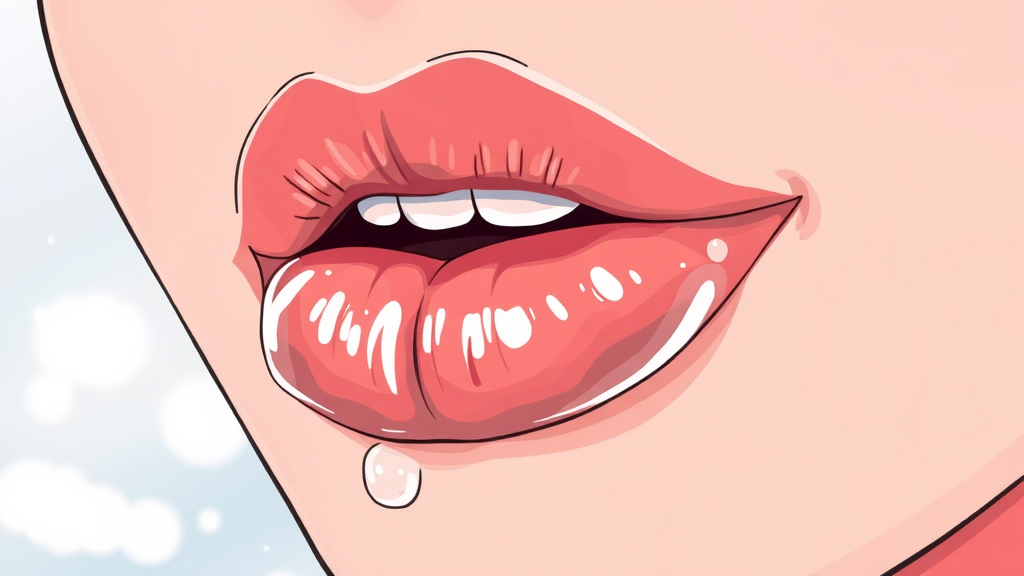 입술 트는 이유: 핵심 원인 (illustration 스타일)