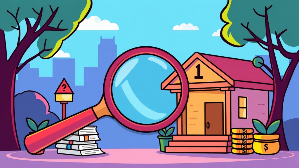 대출 시 유의사항 및 위험 (cartoon 스타일)