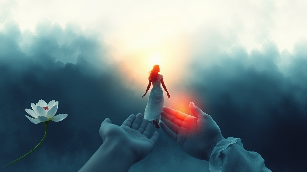 가정폭력 피해자, 어떤 도움을 받을 수 있나요? (watercolor 스타일)