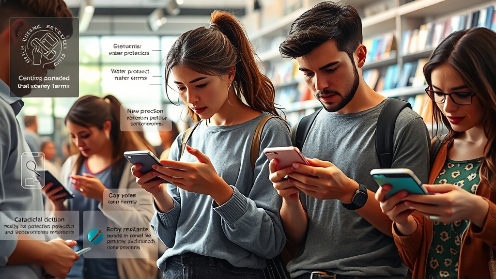 소비자 주의사항 및 피해 예방 (realistic 스타일)