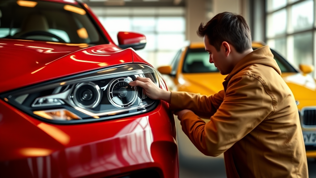 개인 중고차 거래의 매력과 주의점 (realistic 스타일)