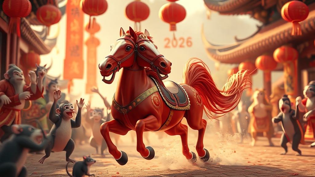 2026년 띠별 운세 특징 (realistic 스타일)