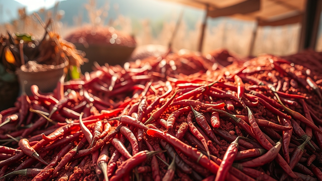 고춧가루 구매 전 체크리스트 (realistic 스타일)