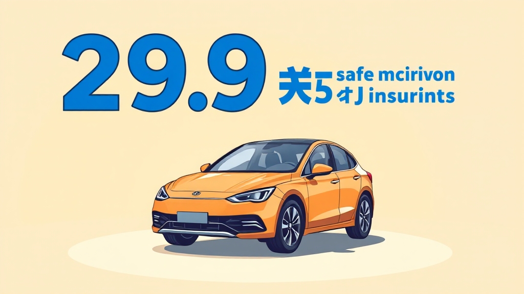 티맵 운전점수와 보험료 할인 (cartoon 스타일)