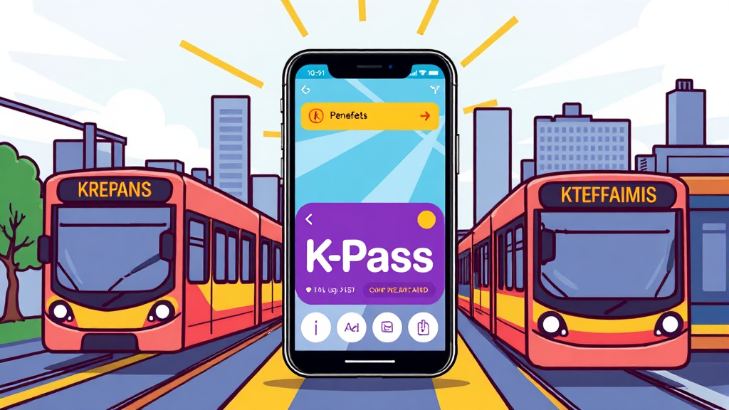 K-패스, 어떻게 신청할까? (cartoon 스타일)