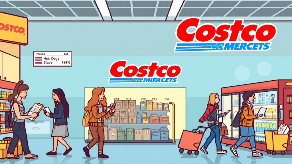코스트코 비회원 이용 방법 (cartoon 스타일)