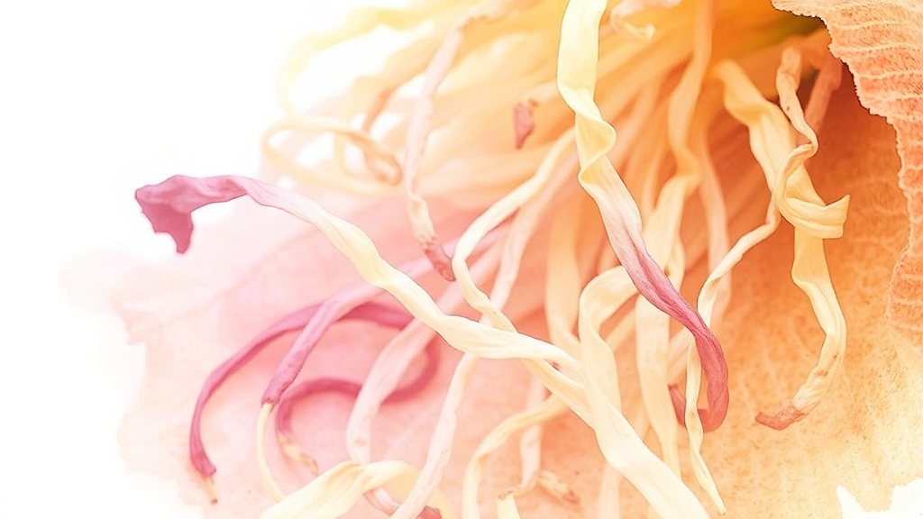 섭취 시 주의사항 (watercolor 스타일)