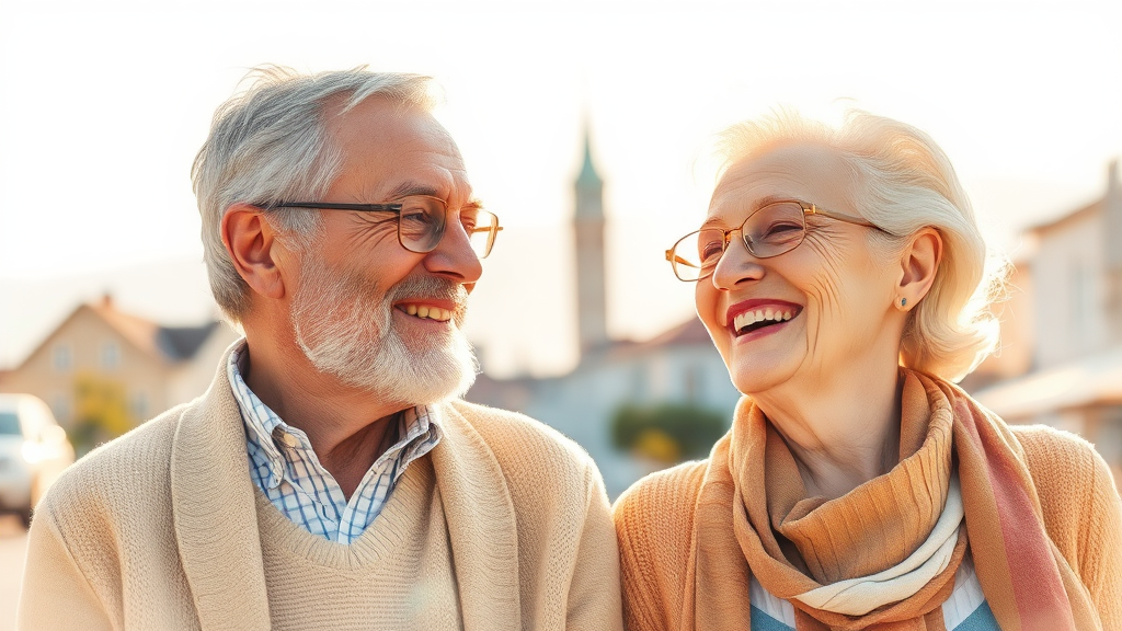 2026년 실버타운, 궁금증 해결 (watercolor 스타일)