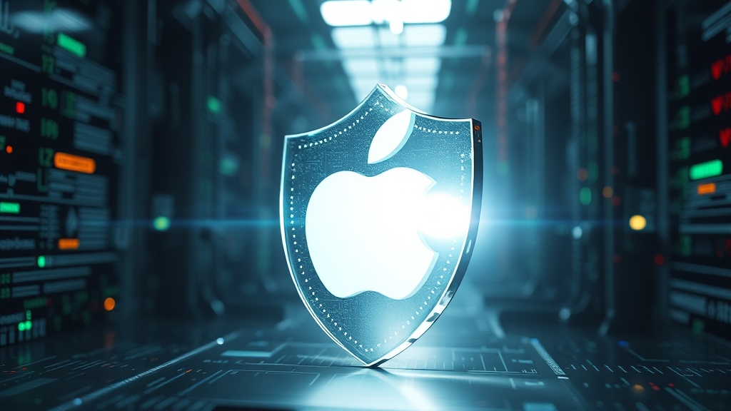 데이터 보안 및 프라이버시 (realistic 스타일)