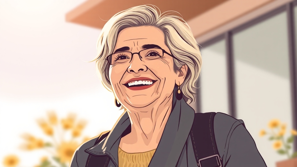 50대, 왜 자격증일까? (illustration 스타일)